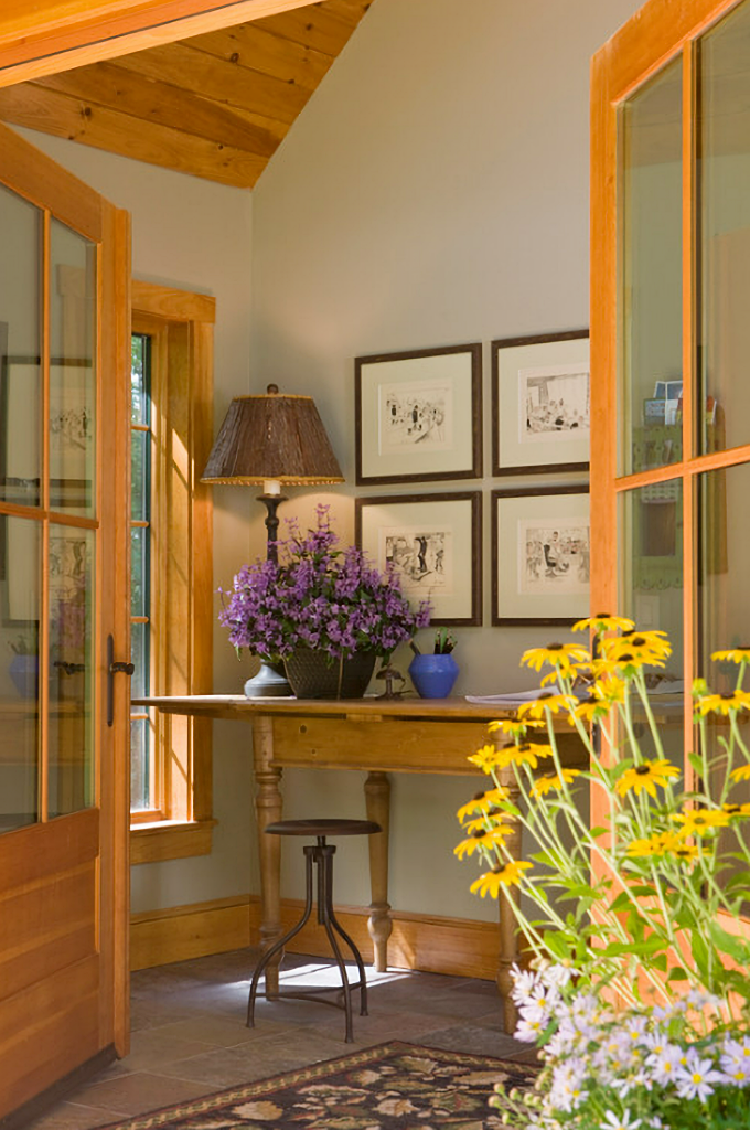 cozy and inviting entryway