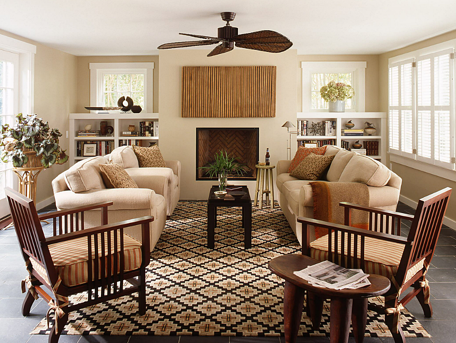 Neutral family room in New York State