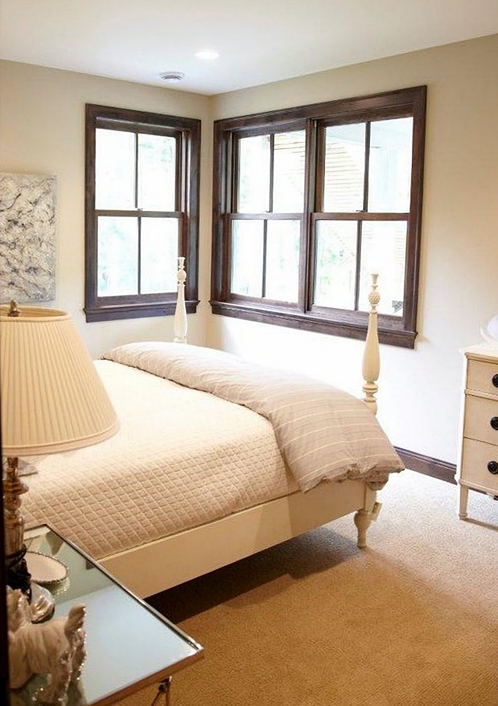 neutral guest bedroom