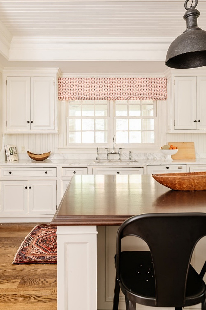 light and airy traditional kitchen