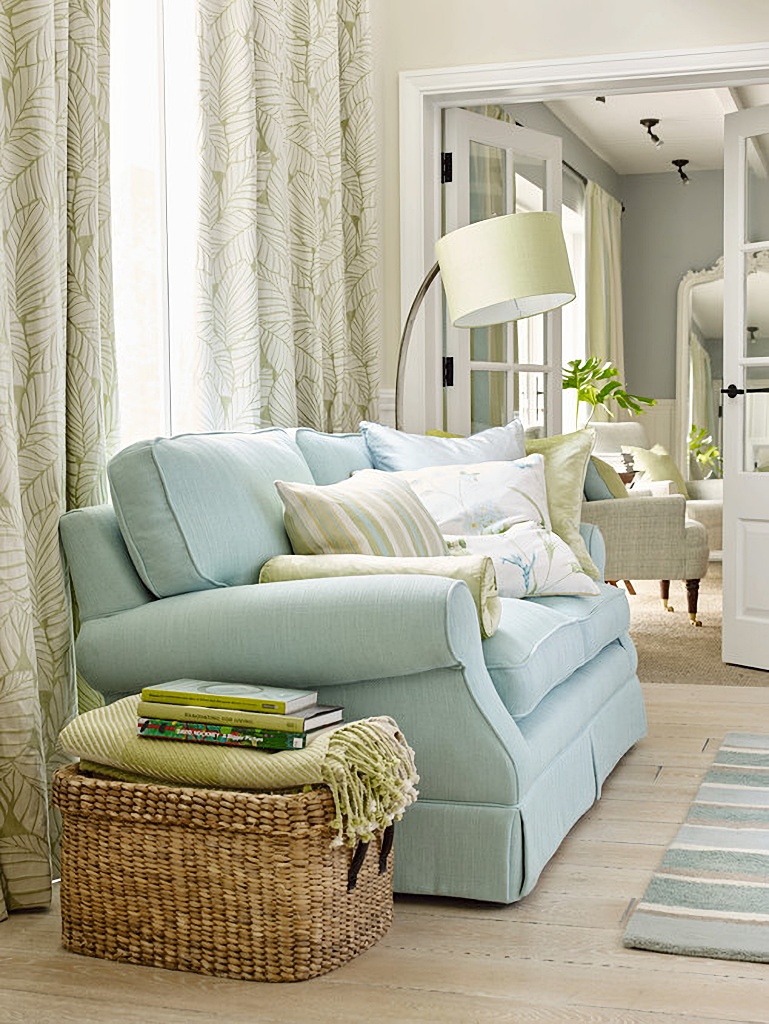 springtime fresh living room