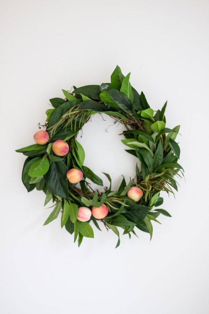 faux fruit wreath