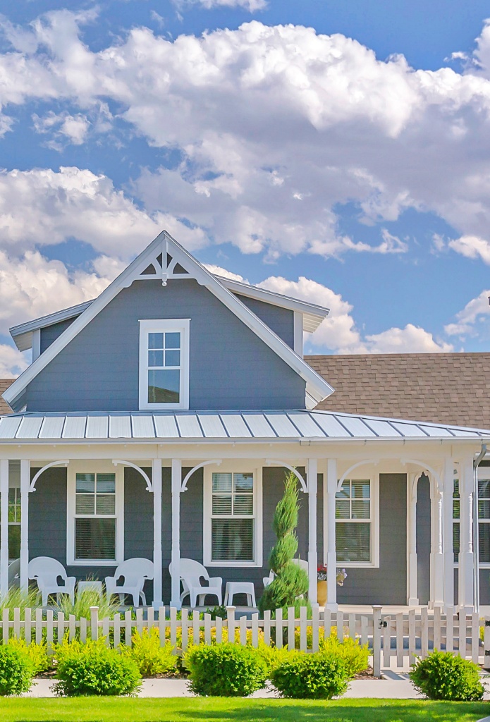 gray house in Daybreak Utah