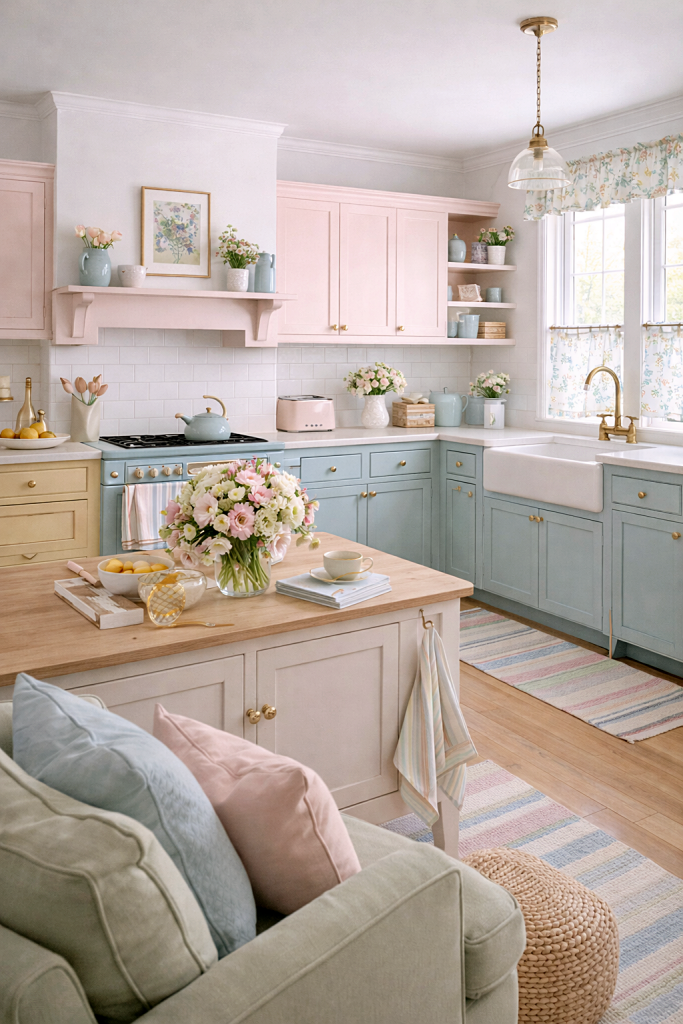 pastel kitchen