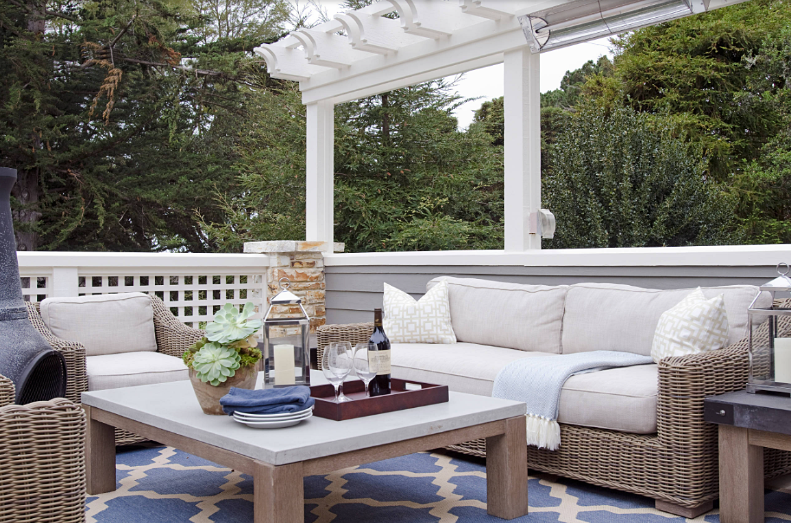 outdoor patio in Carmel, California