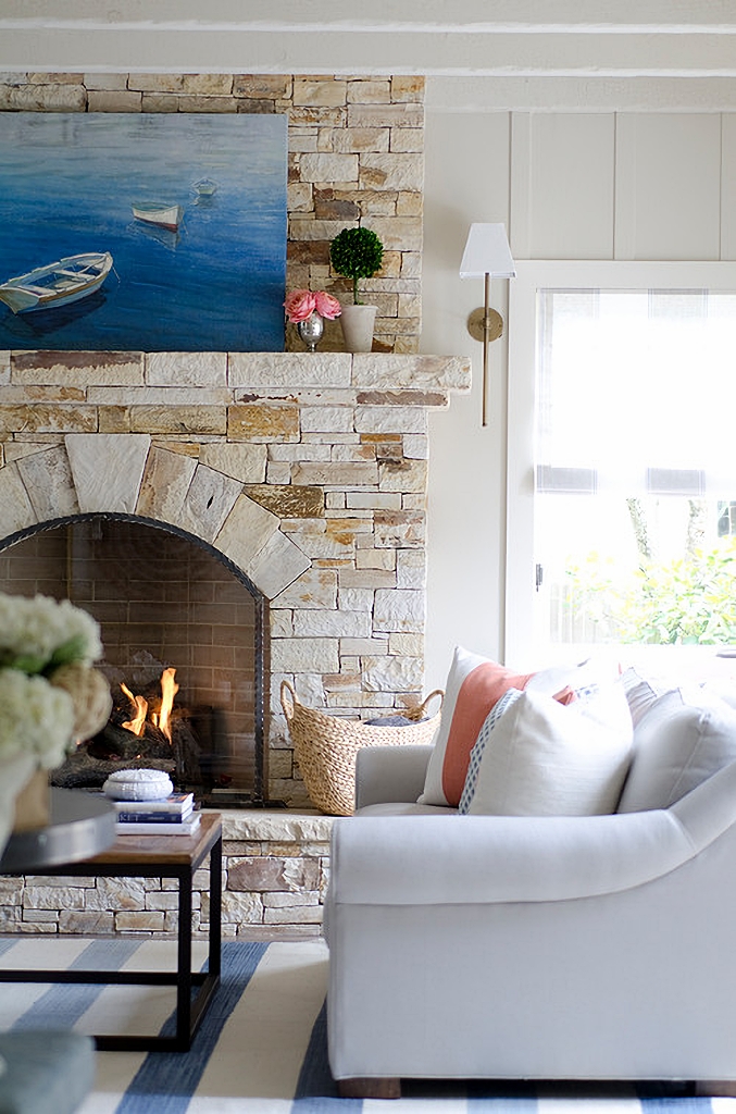 coastal style living room
