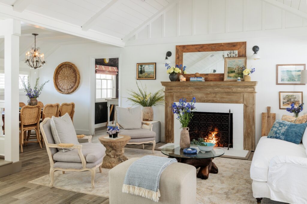 Collected California home - living room