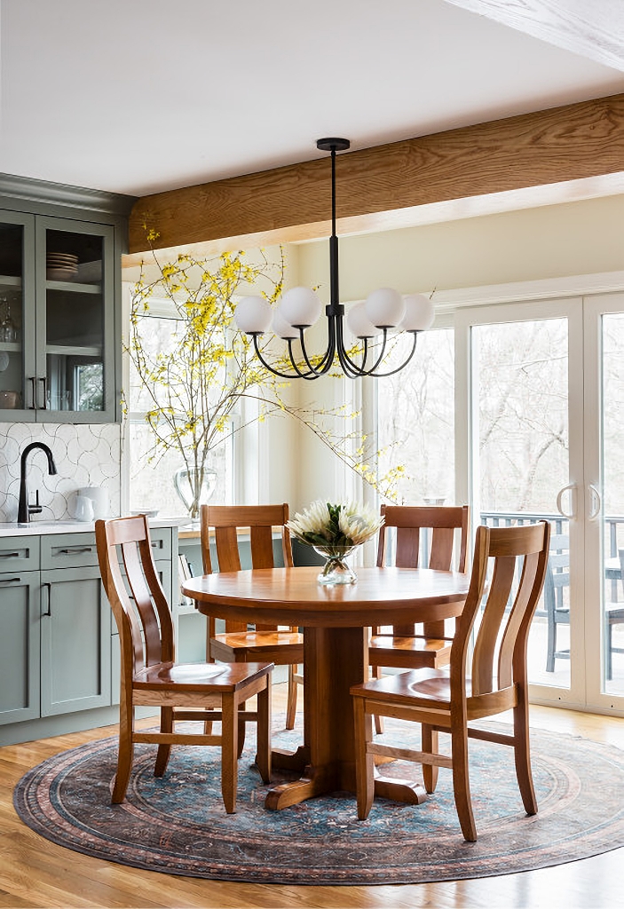 charming breakfast nook in craftsman home