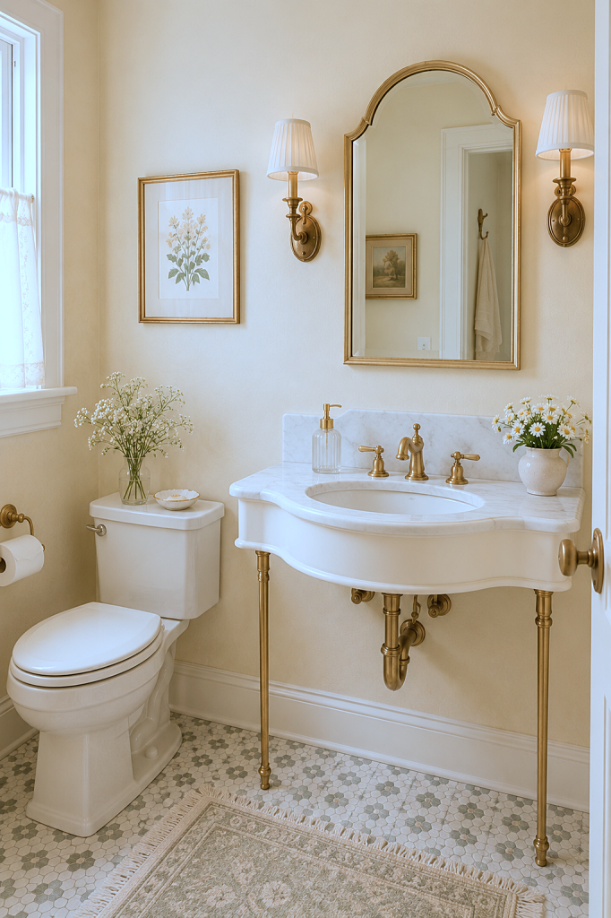 vintage style bathroom