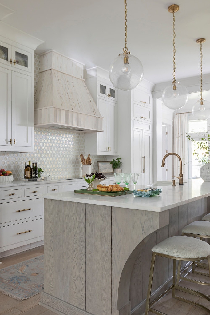 light and airy kitchen