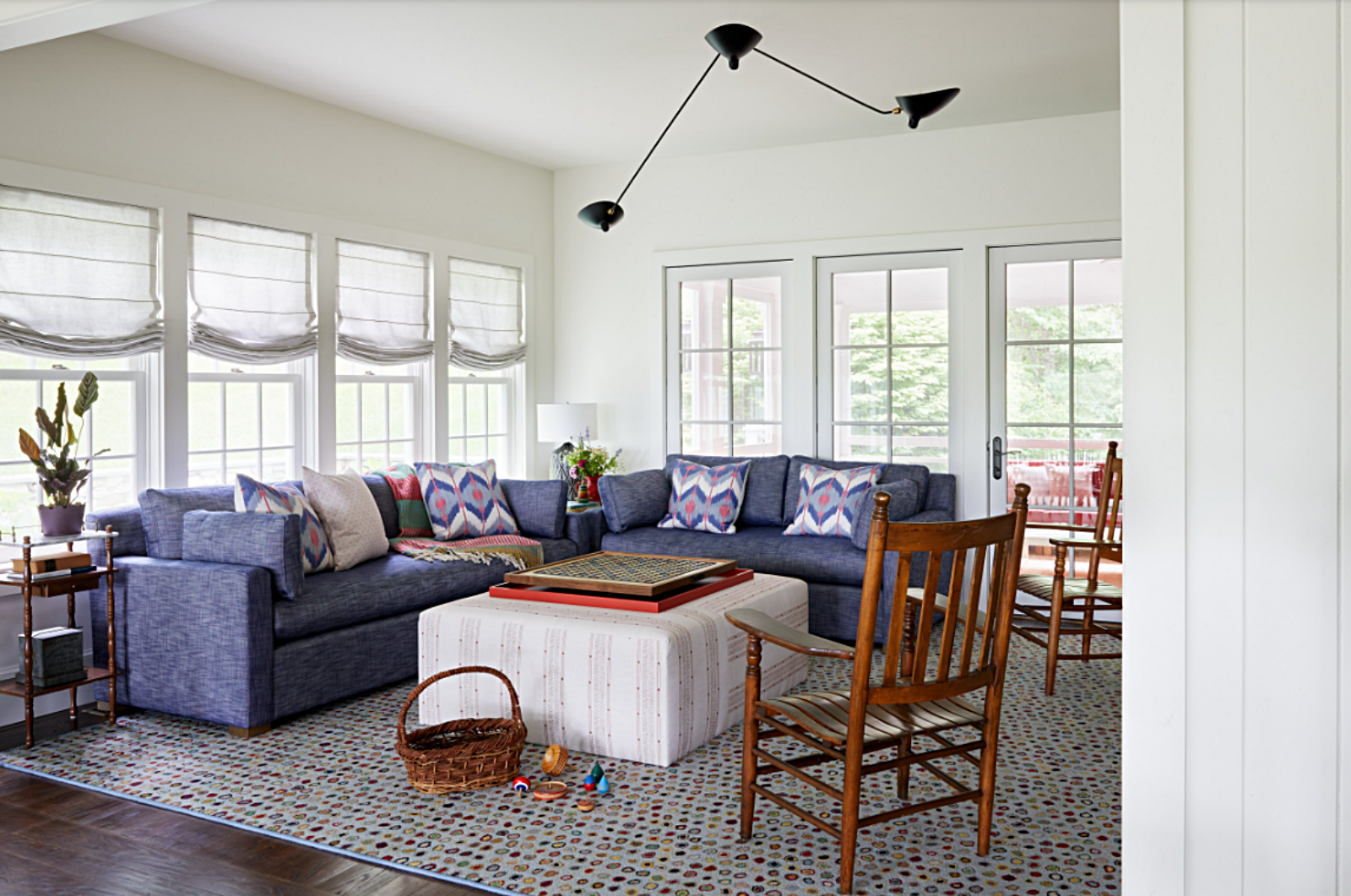 country style family room