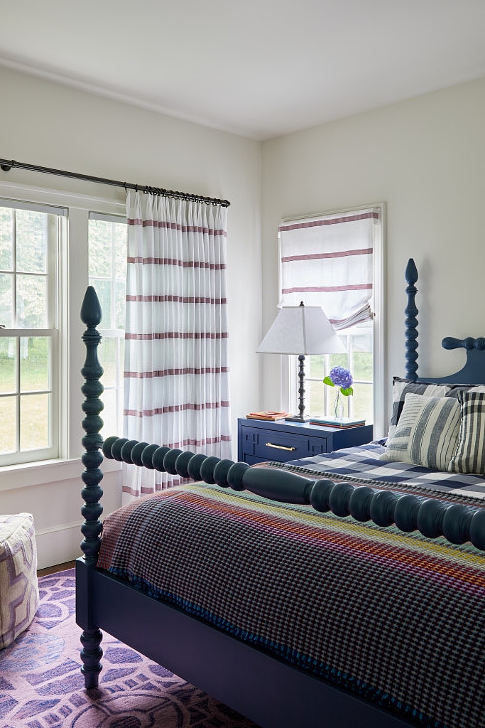 primary bedroom with vintage furniture
