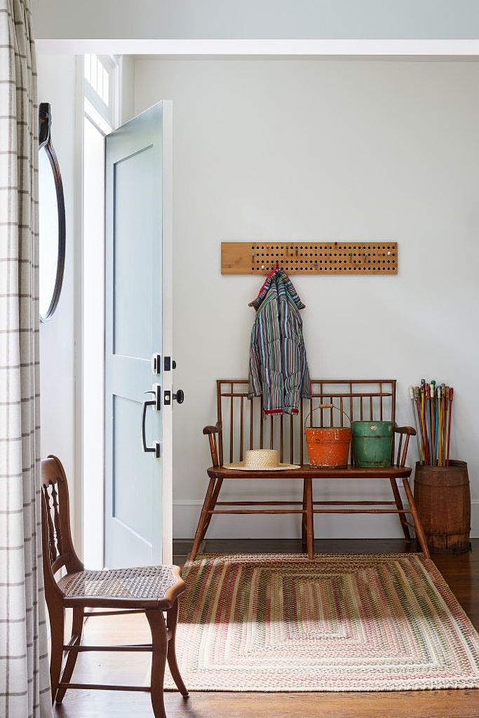 Connecticut country home entryway