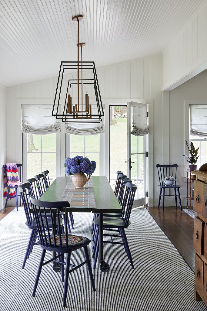 Connecticut country home dining room