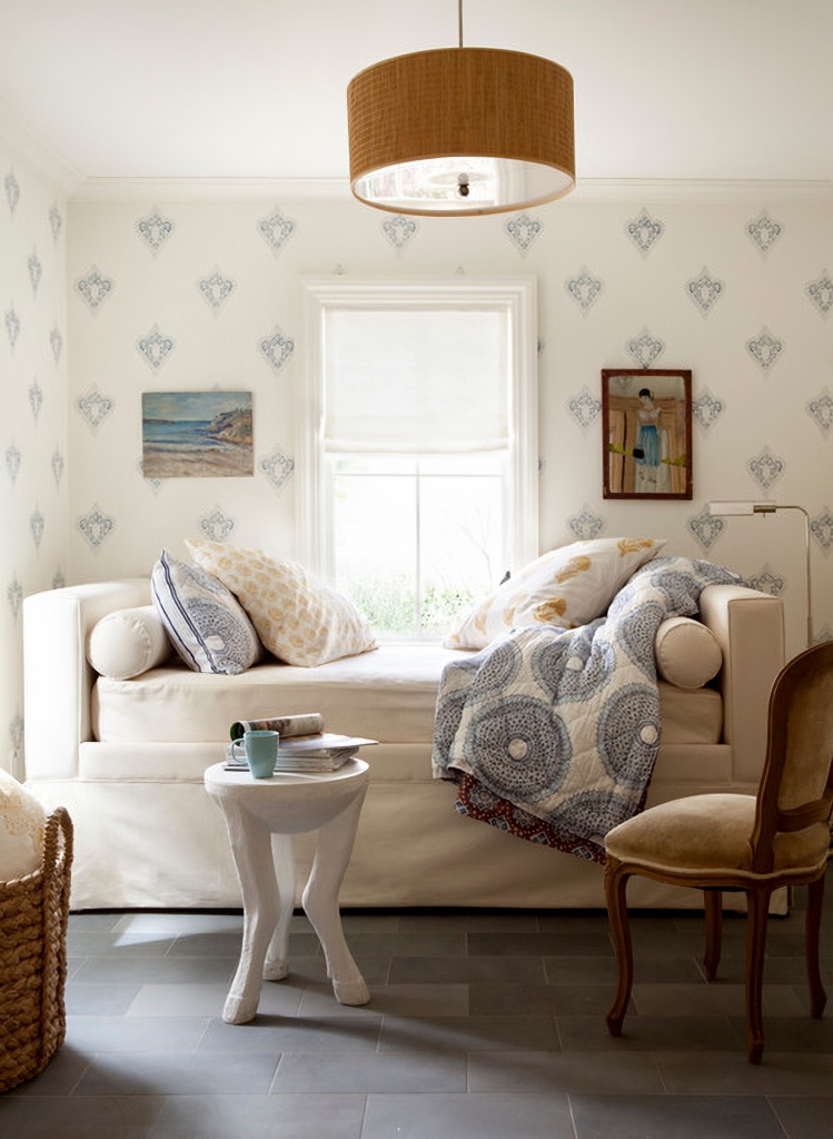 daybed in a small bedroom