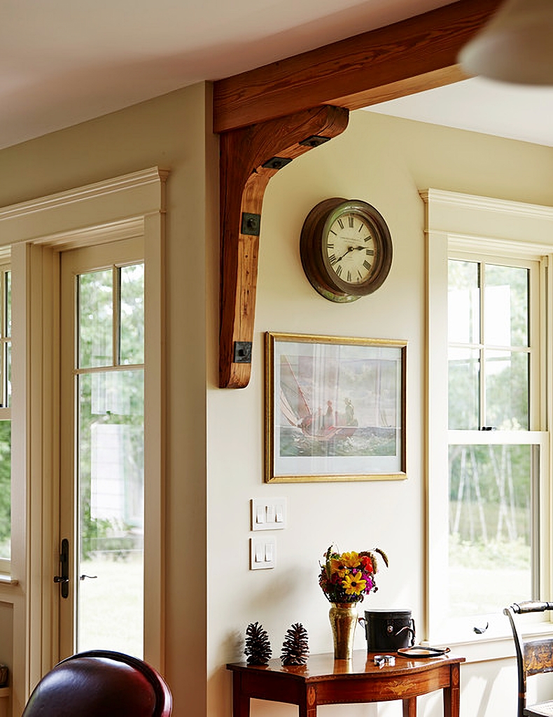transitional space in beautiful Maine home