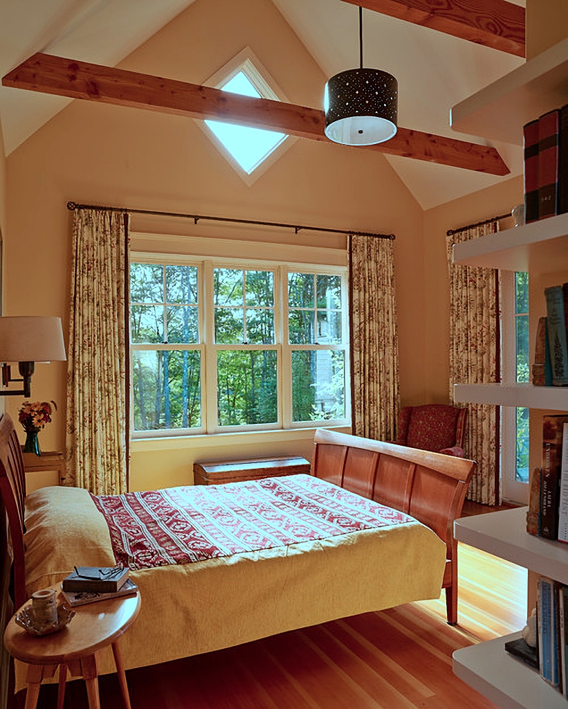 serene bedroom in neutral tones