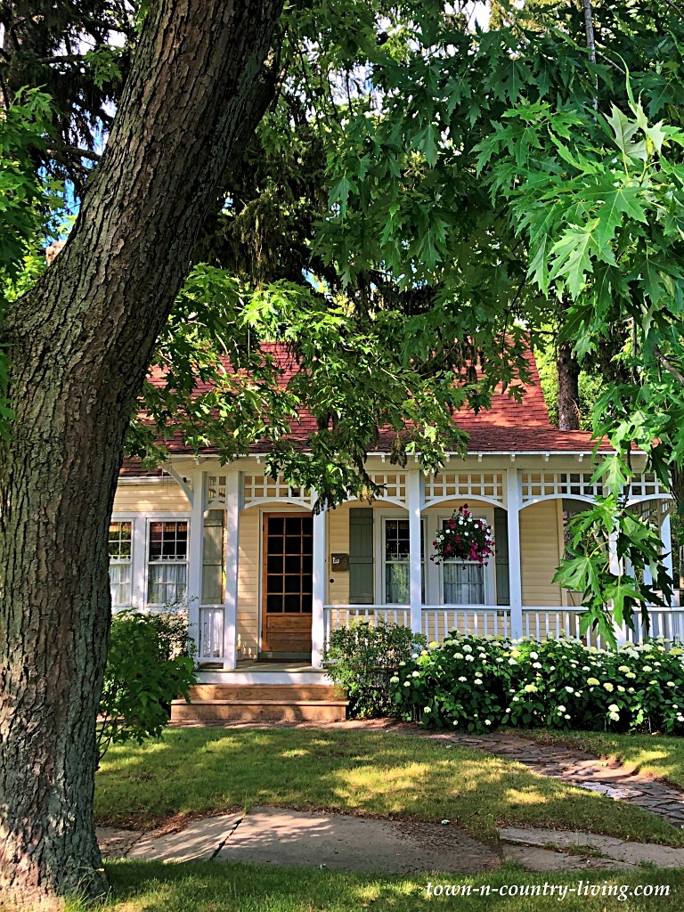 Yellow Victorian small house