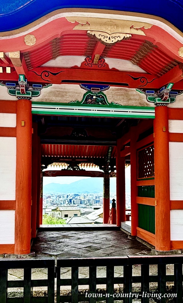 Main hall at Kiyomizu-dera temple in Japan