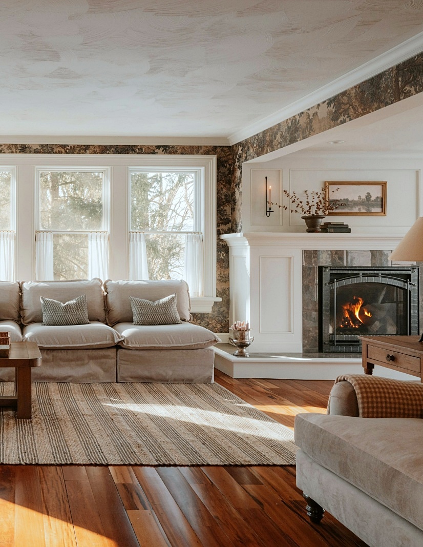 stunning fall living room