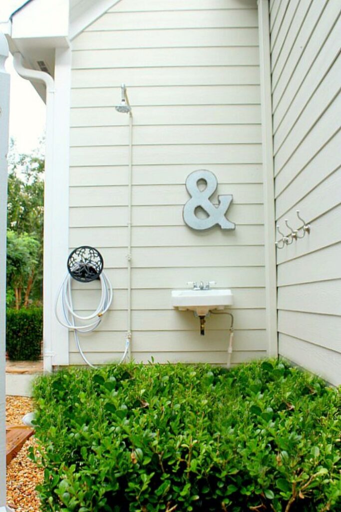 outdoor shower