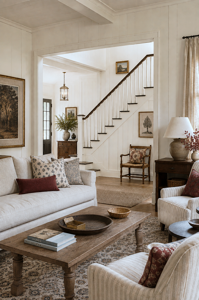 beautiful neutral living room