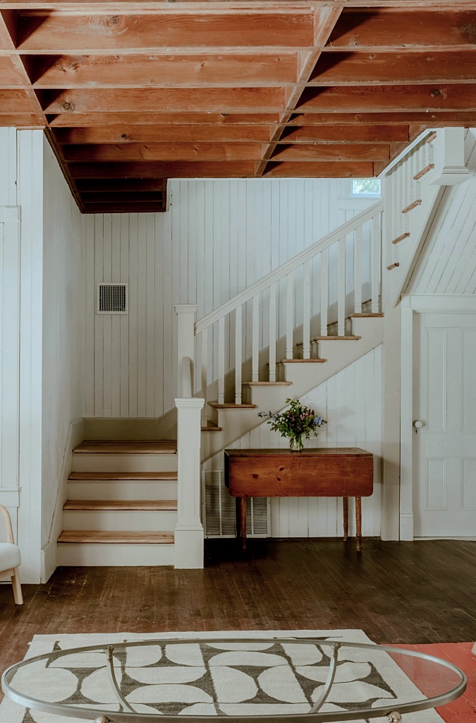 farmhouse stairway