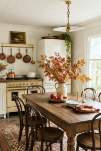 unfitted kitchen with a fall vibe