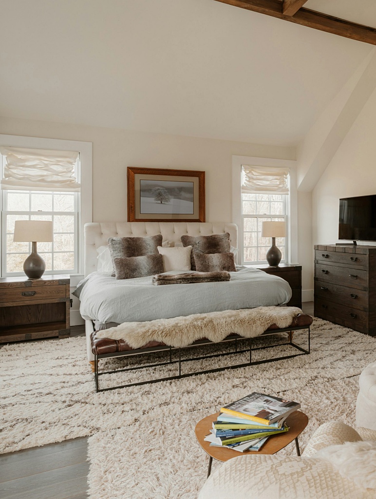 cozy, collected bedroom with timeless appeal