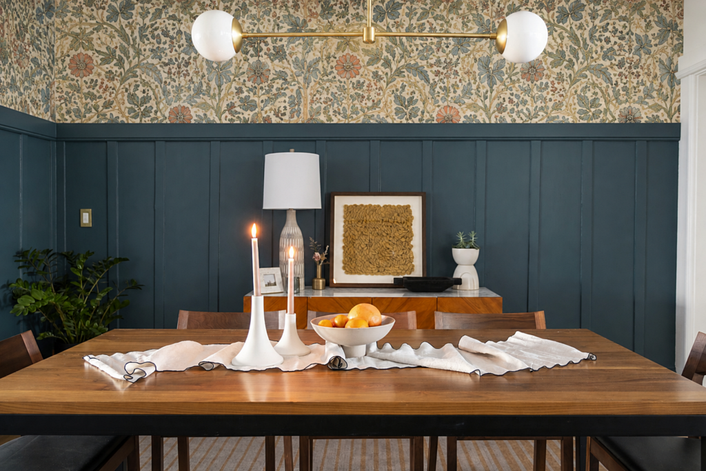 country modern dining room - small spaces