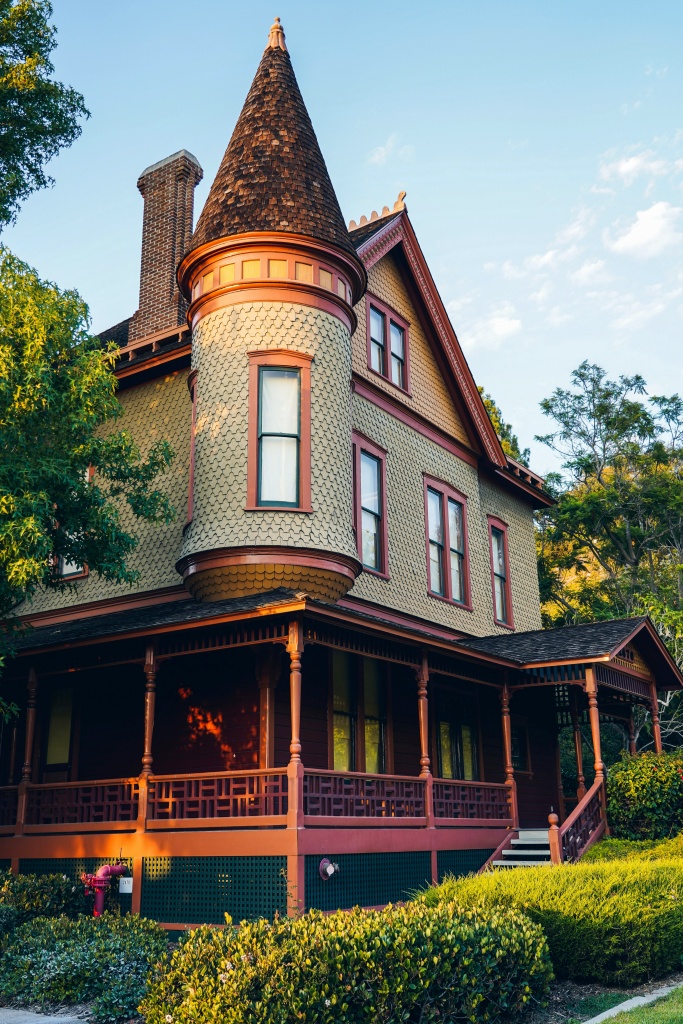 large Victorian painted lady