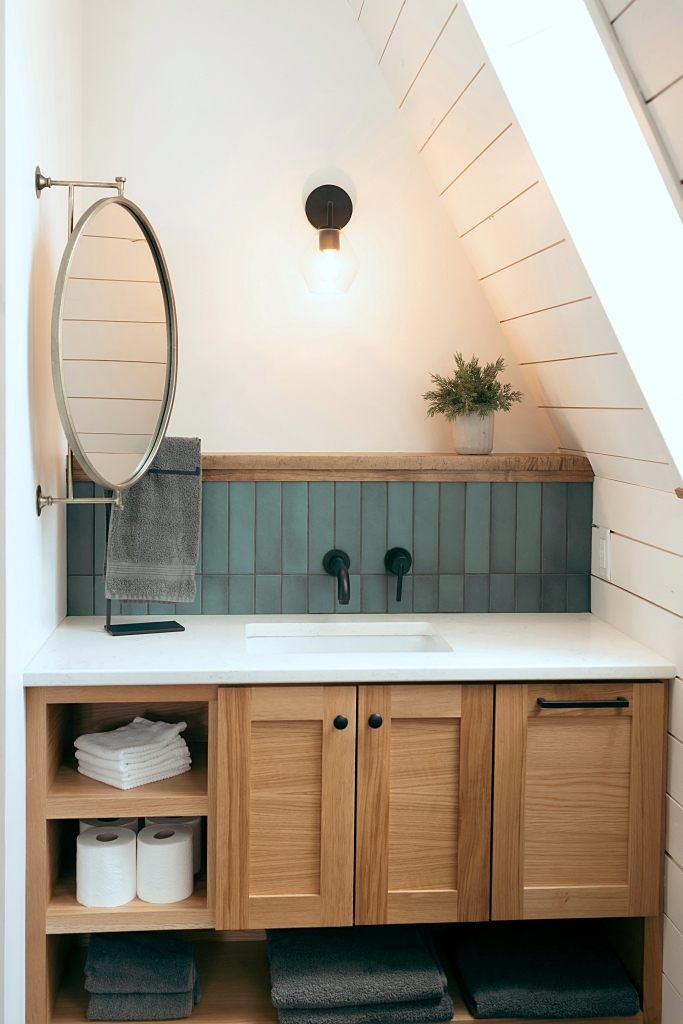 bathroom vanity ideas - a frame home