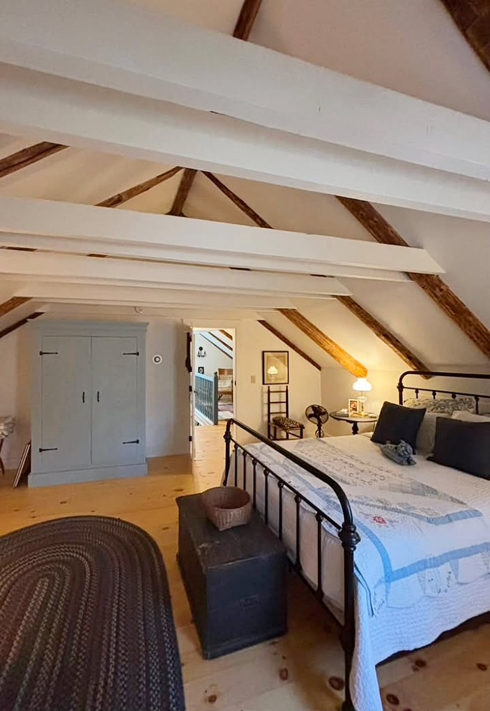 1800s Vermont farmhouse bedroom