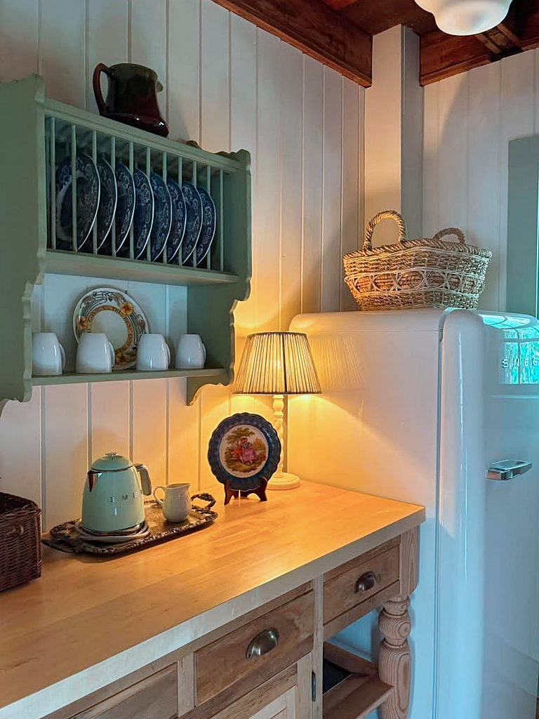 pantry in renovated New England home