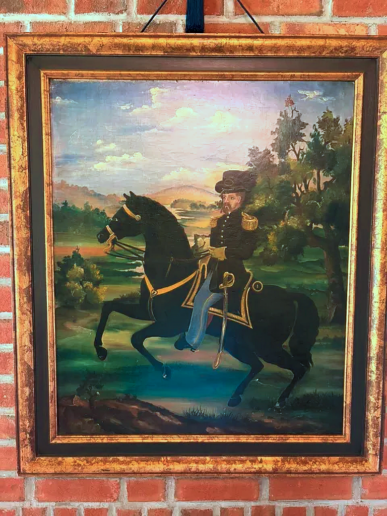 General Sheridan oil painting