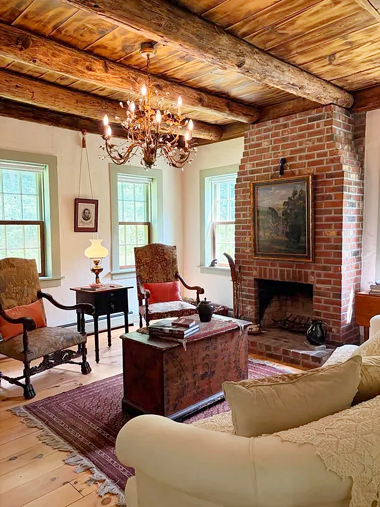 parlor in historic circa-1800 home