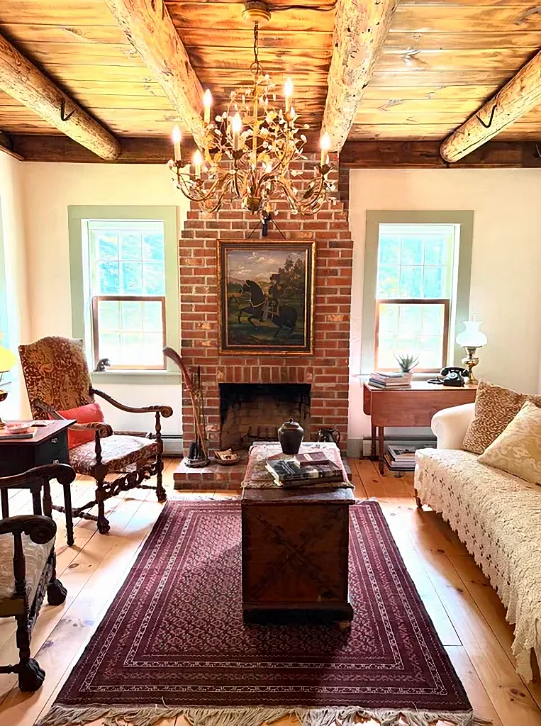 parlor in historic circa-1800 home